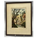 Mezzotint etching by Boyer
