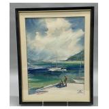 St. Croix watercolor by Harry Lindstrand