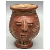 Mayan/Aztec earthenware vessel