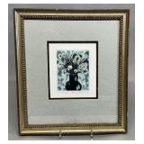 "Buttercups" etching by Sherrie Wolf