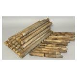 Barn pegs, ladder rungs