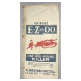 Rat killer cloth bag, Muncie, Ind.