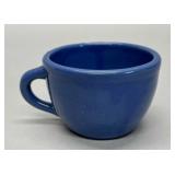 Uhl Pottery blue coffee cup