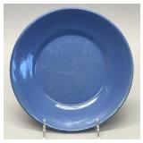 Uhl Pottery blue dinner plate