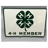 4-H Member vintage sign