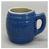 Uhl Pottery blue mini stein