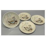 4 Bob White salad plates by Red Wing