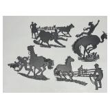 Western plastic silhouettes, Keen Eye