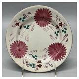 Pink luster plate