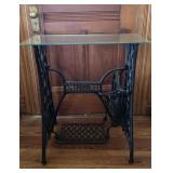 Black Wrought Iron Singer Sewing Machine Base