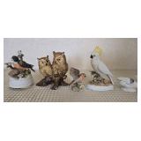 Bird Figures and Robin Music Player