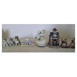 Animal, Bear, Cat and Children Figures