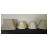 Brown and Tan Lamp Shades