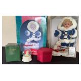 Animated Christmas Doll/ Snowbabies Globe
