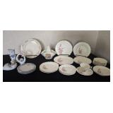 Homer Laughlin Floral Plate, Floral Dishes