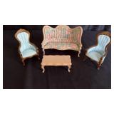 Doll House Victorian Sofa and Chairs