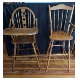 VTG Wooden High Chairs