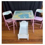Disney Princess Table and Chairs/ Doll Bed