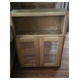 Cabinet with Glass Doors and Shelves