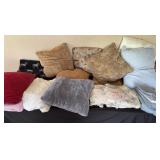 Pillows, Blankets and Sheets, Tan Slip Covers