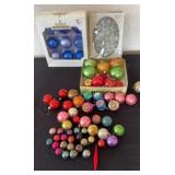 VTG Mercury Glass Ornaments
