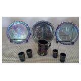 Fenton & Indiana Carnival Glass Plates & Glass