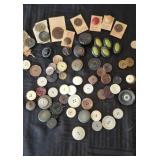 Vintage Wood & Plastic Buttons
