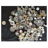 Small Clear Buttons