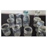 13 Vintage Mason Jars