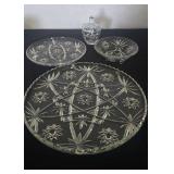 Anchor Hocking Star of David Platter, Bowl, Dish