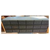 18 Drawer Nuts & Bolts Organizer with Contents