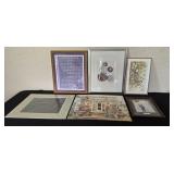 Framed Art Prints, Matte, Wilma Vincent Bird Print