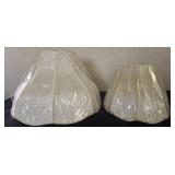 Victorian Damask Floral Cream Lamp Shades