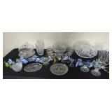 Lead Crystal Vase, Serving Platter, Cake Plate