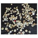 Tiny Vintage Mother of Pearl Buttons