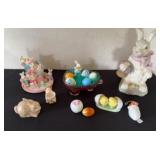 Easter Alabaster Egg from Italy/Ceramic Eggs