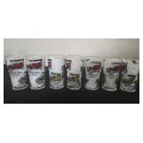 Mid-century Drinking Glasses w/Early 1900s Autos