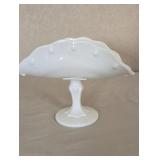 Indiana Milk Glass Teardrop Banana Stand