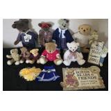 Boyds Bears Signs and Multiple Bears