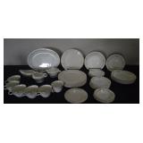 Lifetime China Prairie Gold Pattern Dishes