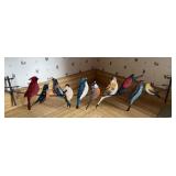 Birds on a Wire Metal Hanging 36"L