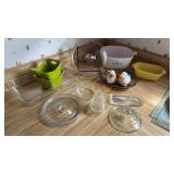 Pyrex, Corning, Juicer, Various Lids