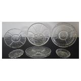 Indiana Glass Company Relish Plate