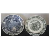 Dublin School & Millville Indiana Centennial Plate