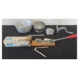 Vintage Juice Presser, Nut Crackers, Peeler