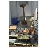 Wooden & Ceramic Planters, Bat House