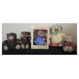 Dakin Raggedy Ann Bear, Duck & Bears