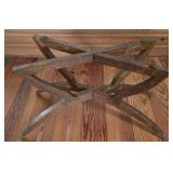 Moroccan Teak & Brass Coffee Table