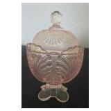 Mosser Pink Seashell Candy Dish & Pink Depression