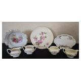 Vintage Decorative Platter, Dish, Bowl, Creamer